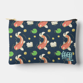 Bolsito Accesorio Pequeño Pretty Red Koi With Kanji