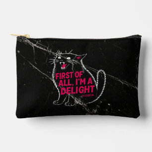 Bolsito Accesorio Pequeño Primero que nada soy un delicioso gato negro rugie