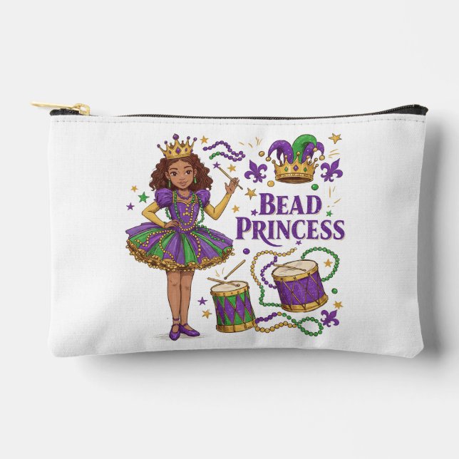 Bolsito Accesorio Pequeño Princesa de abalorios - Mardi Gras (Anverso)