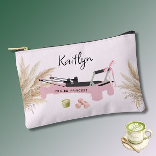 Bolsito Accesorio Pequeño Princesa de Pilates Rosa Reformer & Matcha