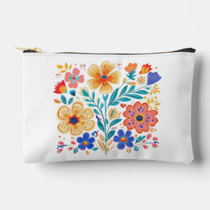 Bolsito Accesorio Pequeño Print Cut Sew Bag, diseño étnico