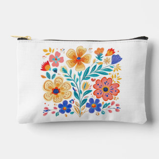 Bolsito Accesorio Pequeño Print Cut Sew Bag, diseño étnico