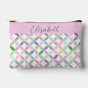 Bolsito Accesorio Pequeño Proyecto personalizado con tema de patchwork de ed