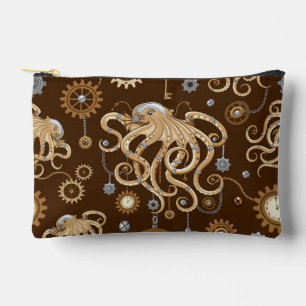 Bolsito Accesorio Pequeño Pulpo Steampunk Retro Fantasía Mecánica