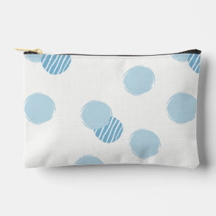 Bolsito Accesorio Pequeño Puntos de Polka juguetones Azul suave