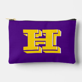 Bolsito Accesorio Pequeño Purple and Gold Team Pride Monogram