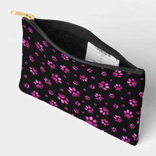 Bolsito Accesorio Pequeño Purpurina rosado brillante de las hojas de cálculo
