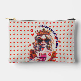 Bolsito Accesorio Pequeño Queen of Hearts Pop Art Spiral 