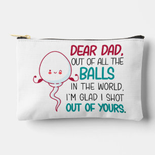 Bolsito Accesorio Pequeño Querido papá, de todas las bolas del mundo