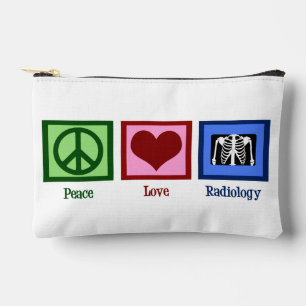 Bolsito Accesorio Pequeño Radiología de amor por la paz radiólogo cutáneo