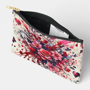 Bolsito Accesorio Pequeño Ramo del Día de San Valentín / Arte de Salpicadura