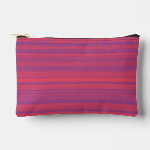 Bolsito Accesorio Pequeño Rayas Moradas Rojas Patrón Sin Costuras Pequeño