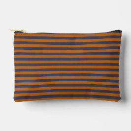 Bolsito Accesorio Pequeño Rayas Patrón Naranja Púrpura Pequeño