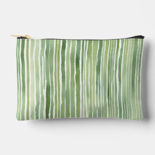 Bolsito Accesorio Pequeño Rayas Verdes 