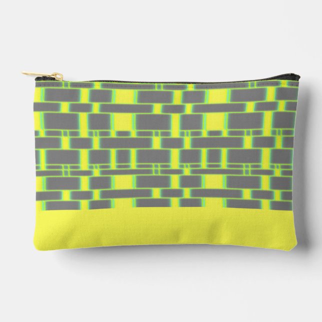 Bolsito Accesorio Pequeño Rectángulo patrón gris 14 (Anverso)