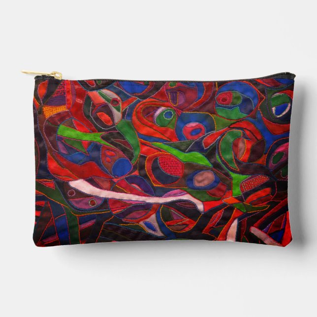 Bolsito Accesorio Pequeño Red circles (Anverso)