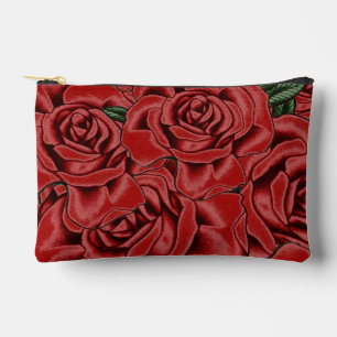 Bolsito Accesorio Pequeño Red Rose Elegance