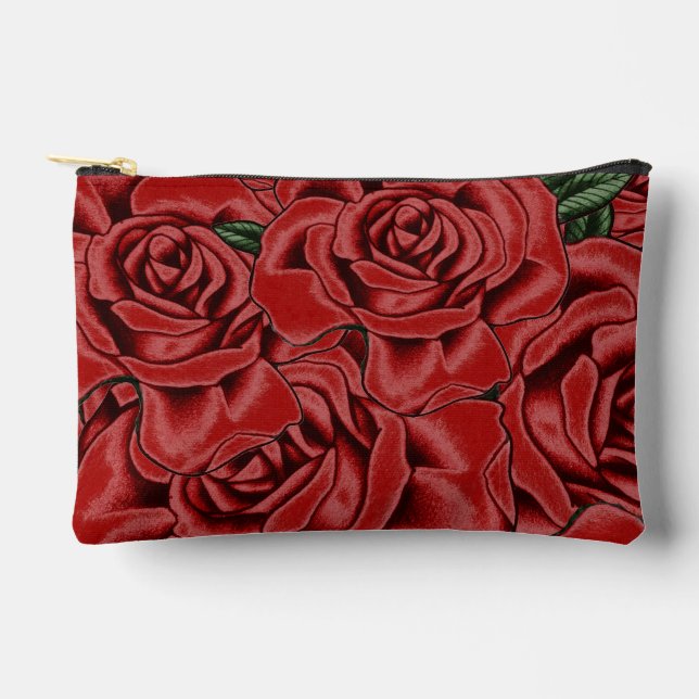 Bolsito Accesorio Pequeño Red Rose Elegance (Anverso)
