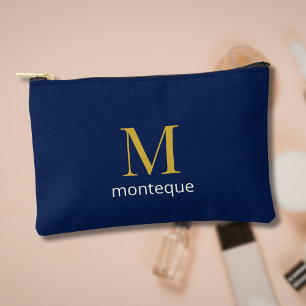 Bolsito Accesorio Pequeño Regalo de lujo de monograma personalizado en azul 