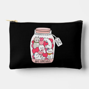 Bolsito Accesorio Pequeño Regalo divertido para amantes de gatos Antidepresi