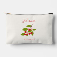 Regalo personalizado de cerezas rojas vintage de v