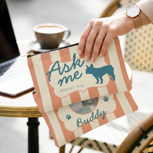 Bolsito Accesorio Pequeño Regalo personalizado para mamá de Bulldog Francés 