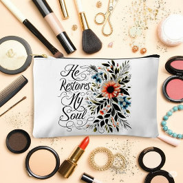 Bolsito Accesorio Pequeño Restaura mi alma floral