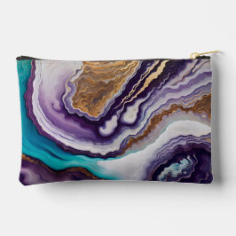 Bolsito Accesorio Pequeño Resumen de acitismo y turquesa