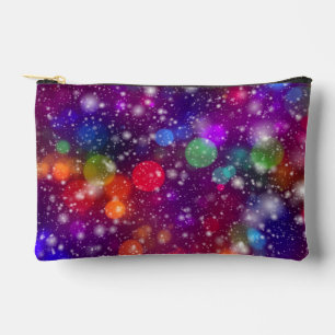 Bolsito Accesorio Pequeño Resumen de Bokeh multicolor Background-25363