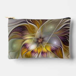 Bolsito Accesorio Pequeño Resumen de fantasía colorida Flor Fractal Moderno