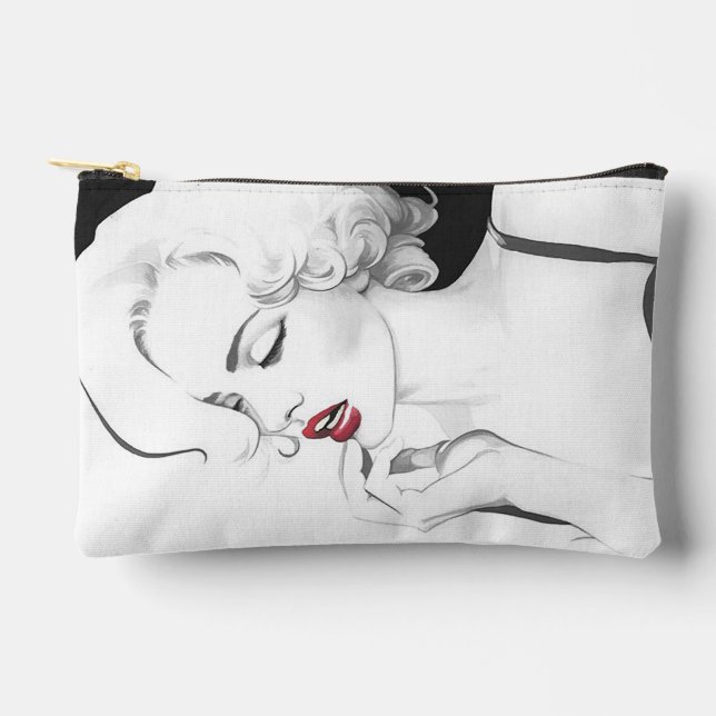 Bolsito Accesorio Pequeño Retrato de moda (Anverso)