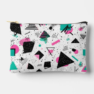 Bolsito Accesorio Pequeño Retro Memphis Geometric Pattern
