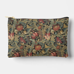 Bolsito Accesorio Pequeño Rica Tapicería de Brocado Floral Antiguo Victorian