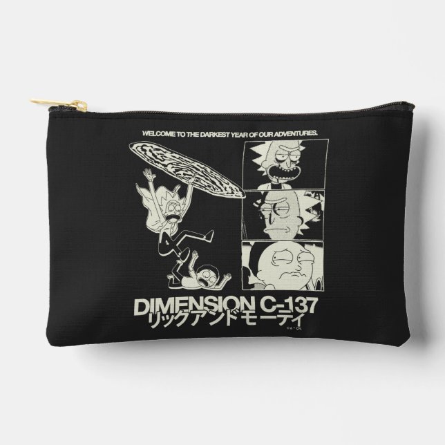 Bolsito Accesorio Pequeño RICK AND MORTY™ | Dimensión C-137 (Anverso)