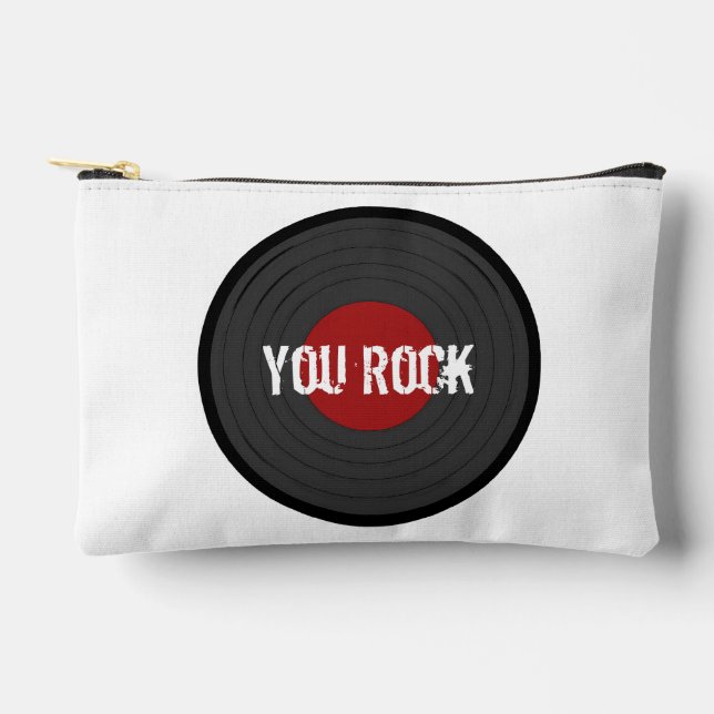 Bolsito Accesorio Pequeño Rock N Roll YOU ROCK Round Record (Anverso)