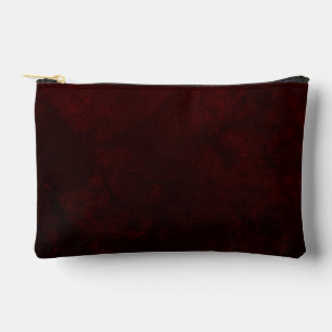 Bolsito Accesorio Pequeño Rojo Intenso Borgoña Granate Urbano Grunge