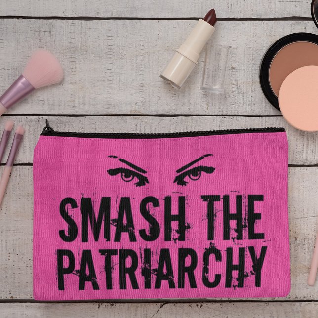 Bolsito Accesorio Pequeño Romper el patriarcado Guay Feminista Rosa (Subido por el creador)