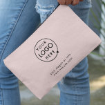Bolsito Accesorio Pequeño Rosa | Logotipo profesional<br><div class="desc">Una sencilla plantilla de negocio de personalizado rosa rosa negro con un estilo minimalista moderno que se puede actualizar fácilmente con el logotipo de su empresa y el eslogan o información de la empresa. Si necesitas ayuda para personalizar este producto, por favor contáctame con el botón de mensaje que aparece...</div>