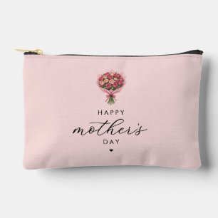Bolsito Accesorio Pequeño Rosas Flores Bouquet Feliz Día de la Madre Elegant