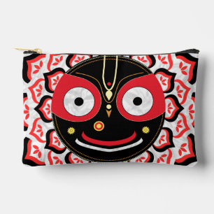 Bolsito Accesorio Pequeño Rostro de Lord Jagannath Chakra Deidad Hindú