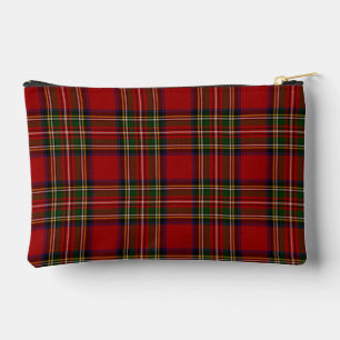 Bolsito Accesorio Pequeño Royal Stewart Clan Tartan Plaid