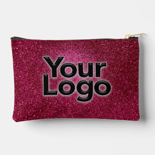 Bolsito Accesorio Pequeño Ruby Red Metallic Sparkly Purpurina Luxury Busines