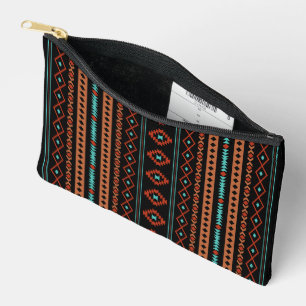 Bolsito Accesorio Pequeño Rusts aztecas Motivos mixtos Verde azulados negros