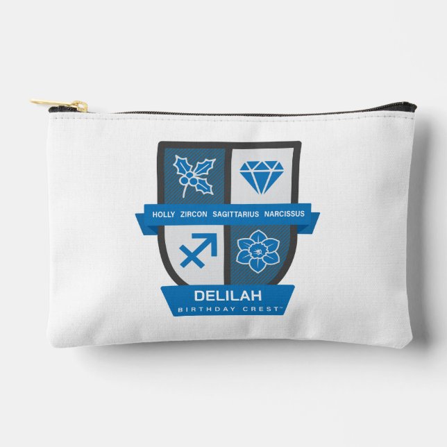 Bolsito Accesorio Pequeño Sagittarius Birthday Crest™ December 1-21 (Anverso)