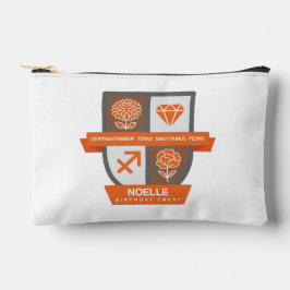 Bolsito Accesorio Pequeño Sagittarius Birthday Crest™ November 22-30