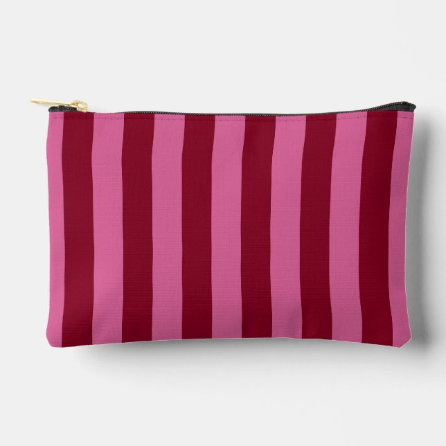 Bolsito Accesorio Pequeño Salsa Flamingo Raya Rosa (Anverso)