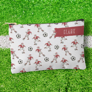 Bolsito Accesorio Pequeño Santa Fútbol Personalizado Navidad
