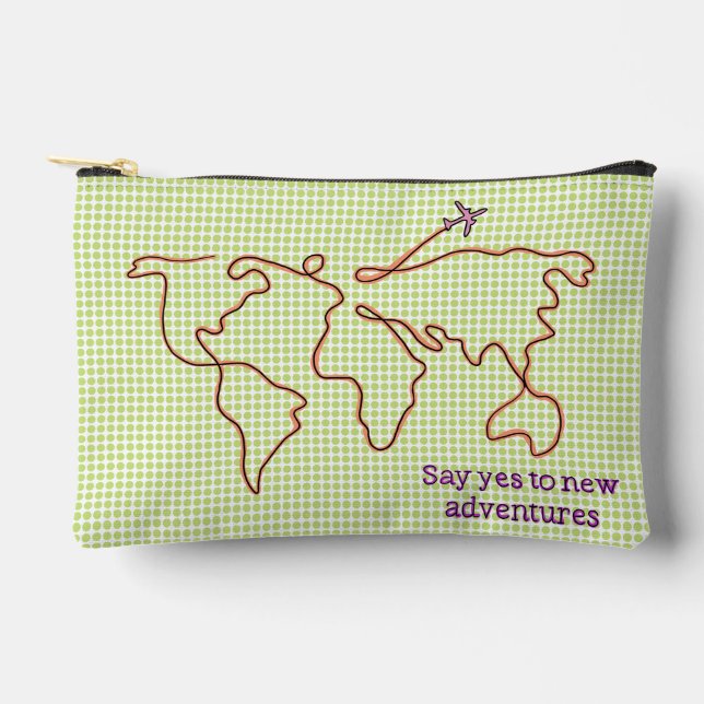 BOLSITO ACCESORIO PEQUEÑO SAY YES TO NEW ADVENTURES BAG  (Anverso)