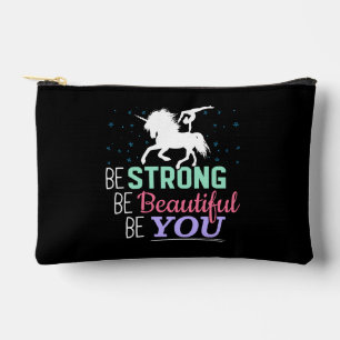 Bolsito Accesorio Pequeño Sé Fuerte Hermosa Tú - Gimnasia Unicornio