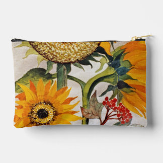 Bolsito Accesorio Pequeño Semilla Amarilla Naranja de Girasol Arte